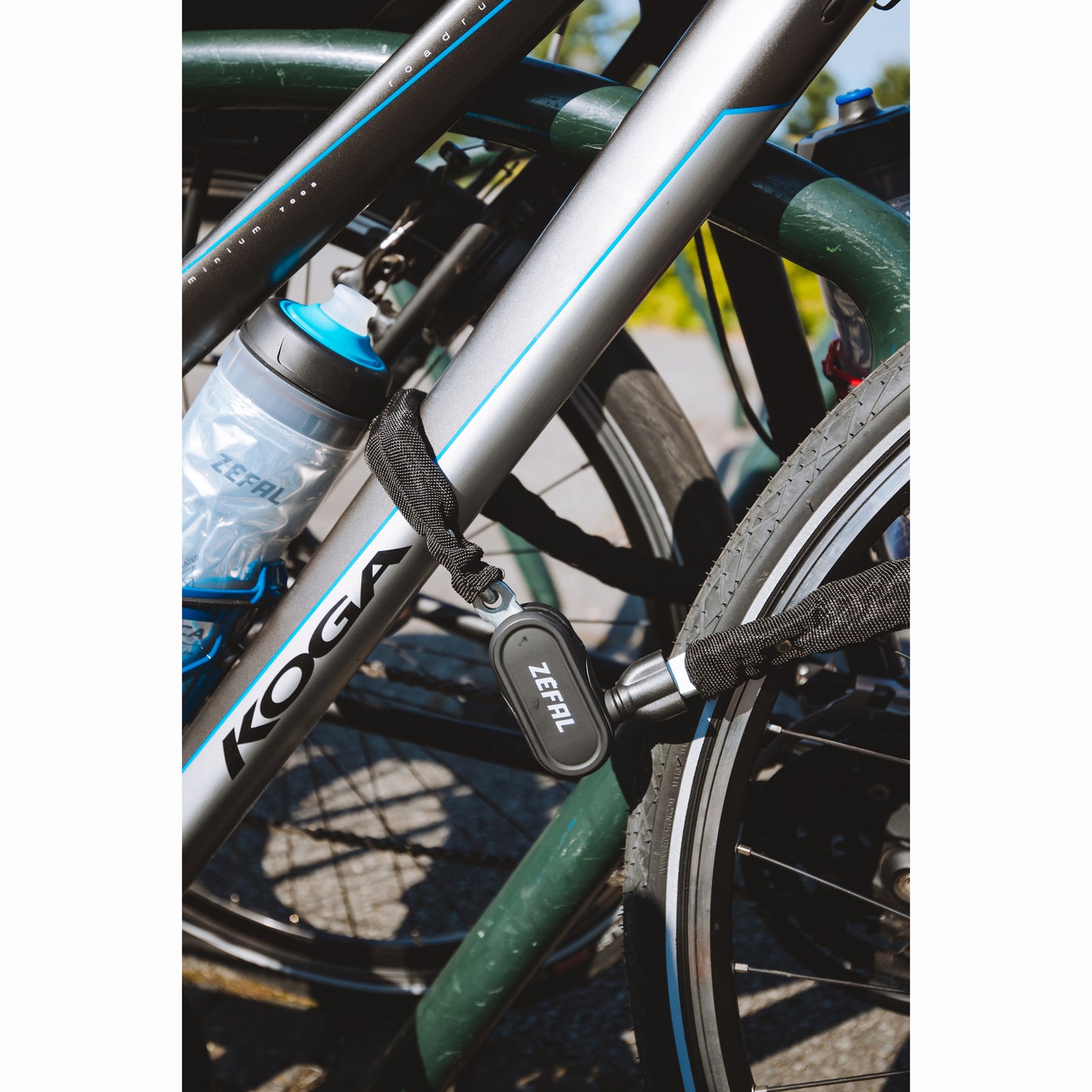 Antivol vélo chaîne à clé Zefal K-traz m10 diam 8 mm noir