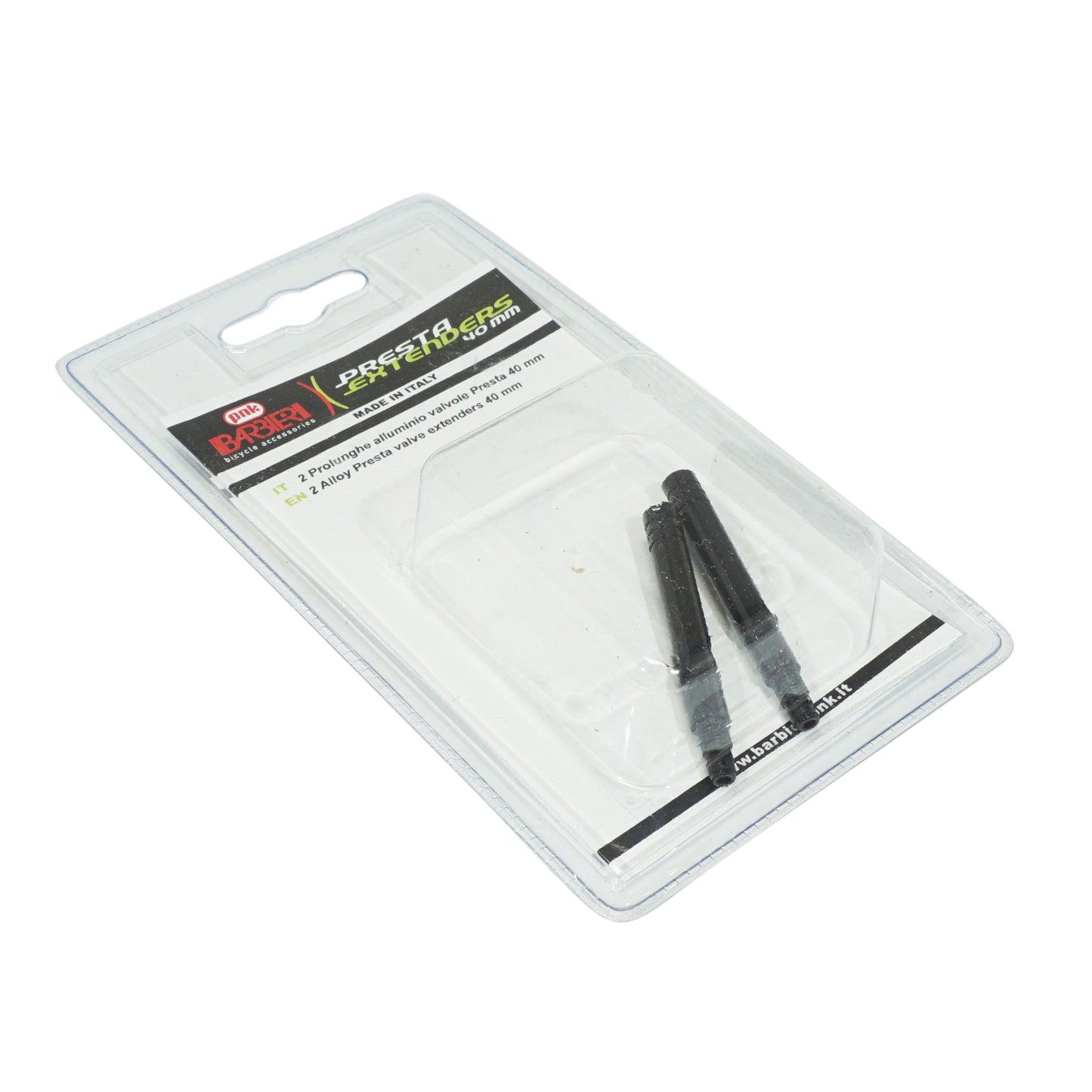 Presta valve extender PCP black 40 mm