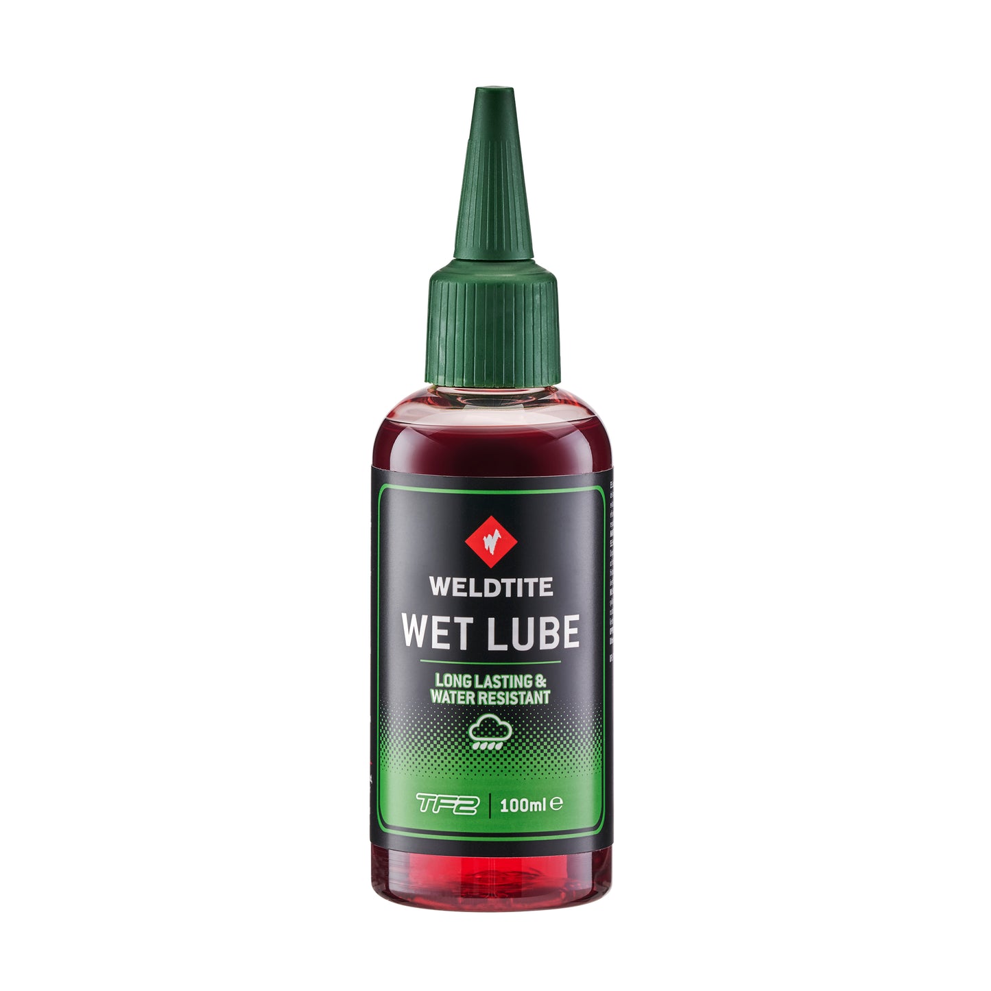 Lubrifiant vélo chaîne Weldtite TF2 wet lube conditions humides (100ml)
