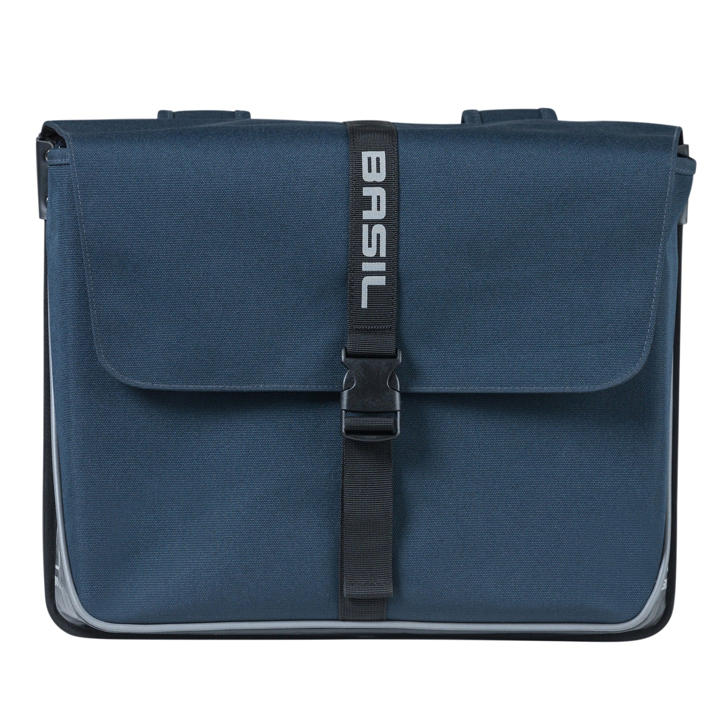 Basil Forte Double Pannier 35L Navy Blue 41x15x43cm Universal for Hybrid and E-Bikes