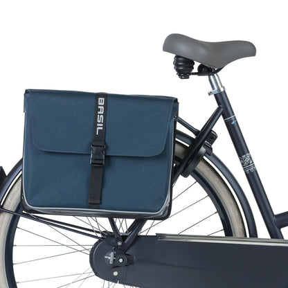 Basil Forte Double Pannier 35L Navy Blue 41x15x43cm Universal for Hybrid and E-Bikes