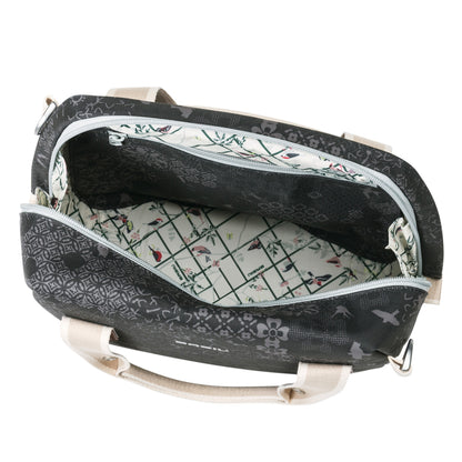 Sac à main vélo Basil bohème charcoal 8l livré sans fixation clip compatible fixation VAE-e-bike Basil et Klickfix 32x12x23cm