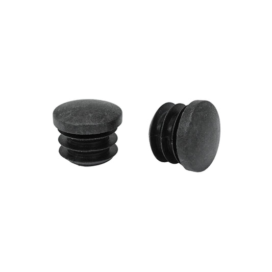 Fibrax handlebar end caps black pair