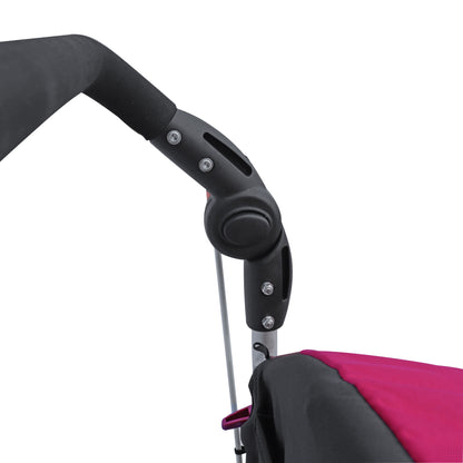 Remorque vélo enfant-poussette PCP alu rouge 36 kg