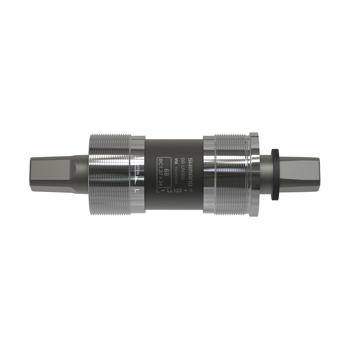 Boîtier pédalier Shimano carré un300 113mm filetage anglais - bsc - 1,37x24 (boîte de 73mm)