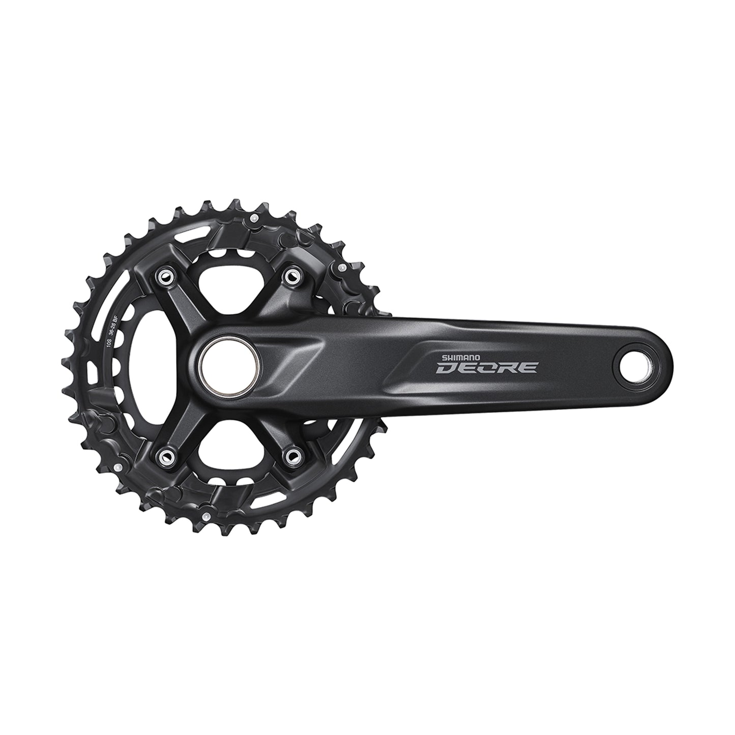 Shimano Deore M4100 Black MTB Crankset 170 36x26 Integrated Boost