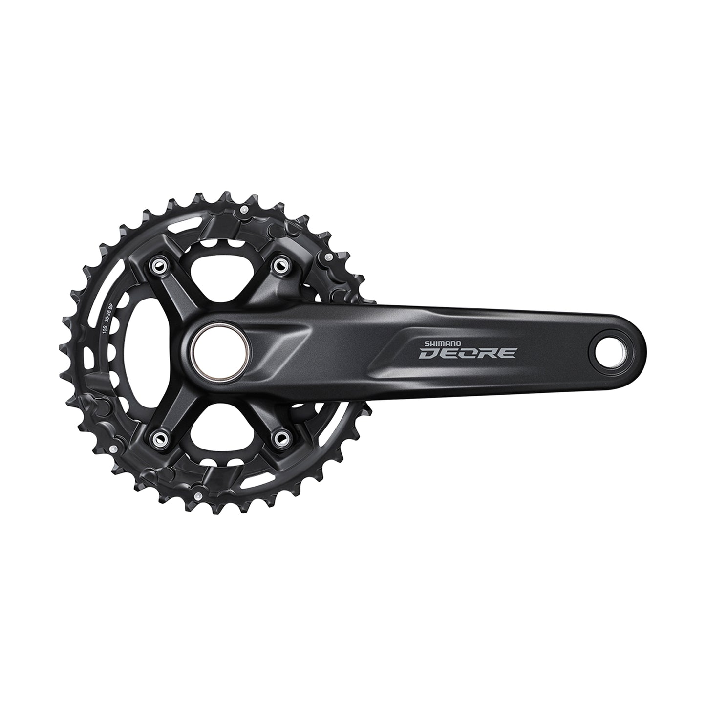 Shimano Deore M4100 Black Mountain Bike Crankset 175 36x26 Integrated Boost
