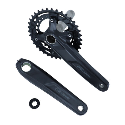Shimano Deore M5100 Mountain Bike Crankset Black 170 36x26 Integrated Axle