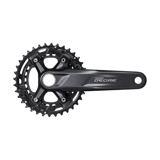Shimano Deore M5100 Mountain Bike Crankset Black 175 36x26 Integrated Axle