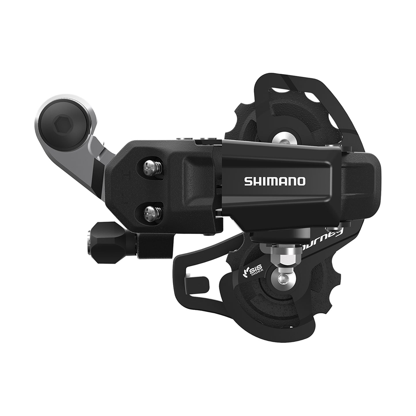 Dérailleur VTT arrière Shimano ty200 6-7v. tourney à visser pour mono plateau