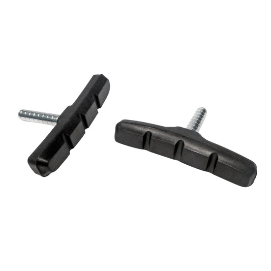 Fibrax 70mm Threaded V-Brake Pads, black