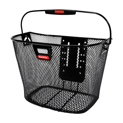 Panier avant acier Klickfix 16L avec support éclairage
