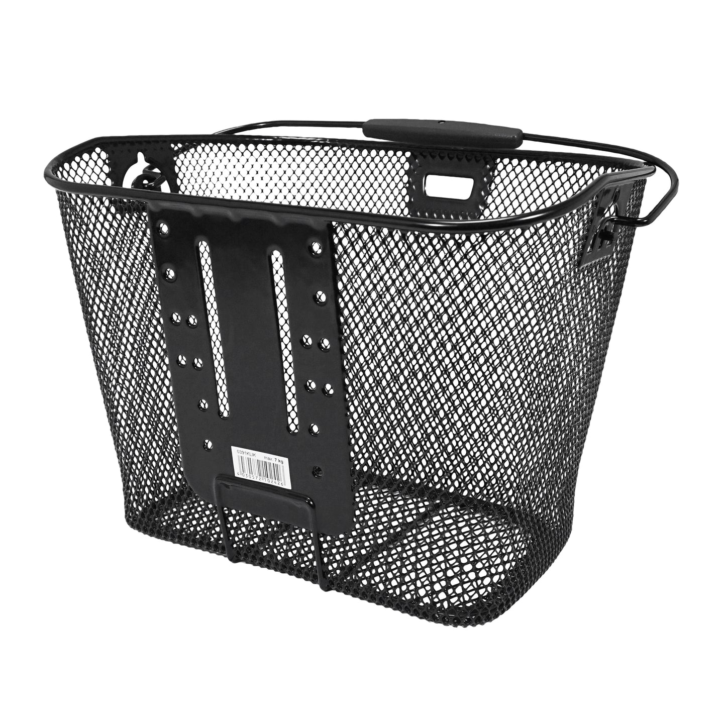 Panier avant acier Klickfix 16L avec support éclairage