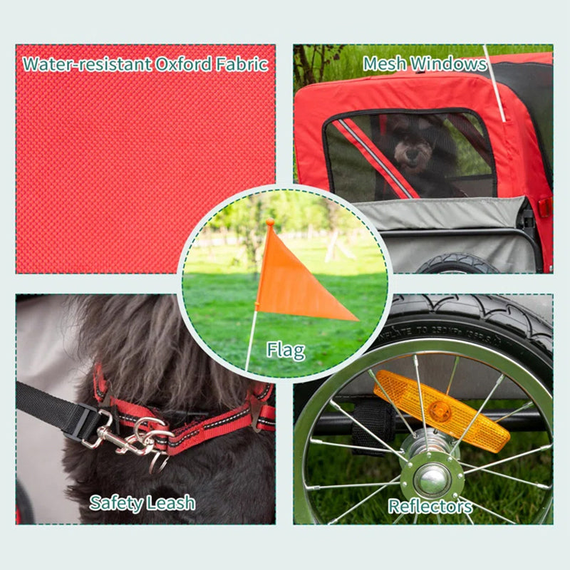Remorque vélo utilitaire PCP 30 kg roues 12"