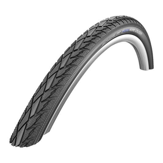 Pneu VTC Urbain 700 X 35 Schwalbe Road Cruiser HS484 Noir TR (37-622) flanc Reflex