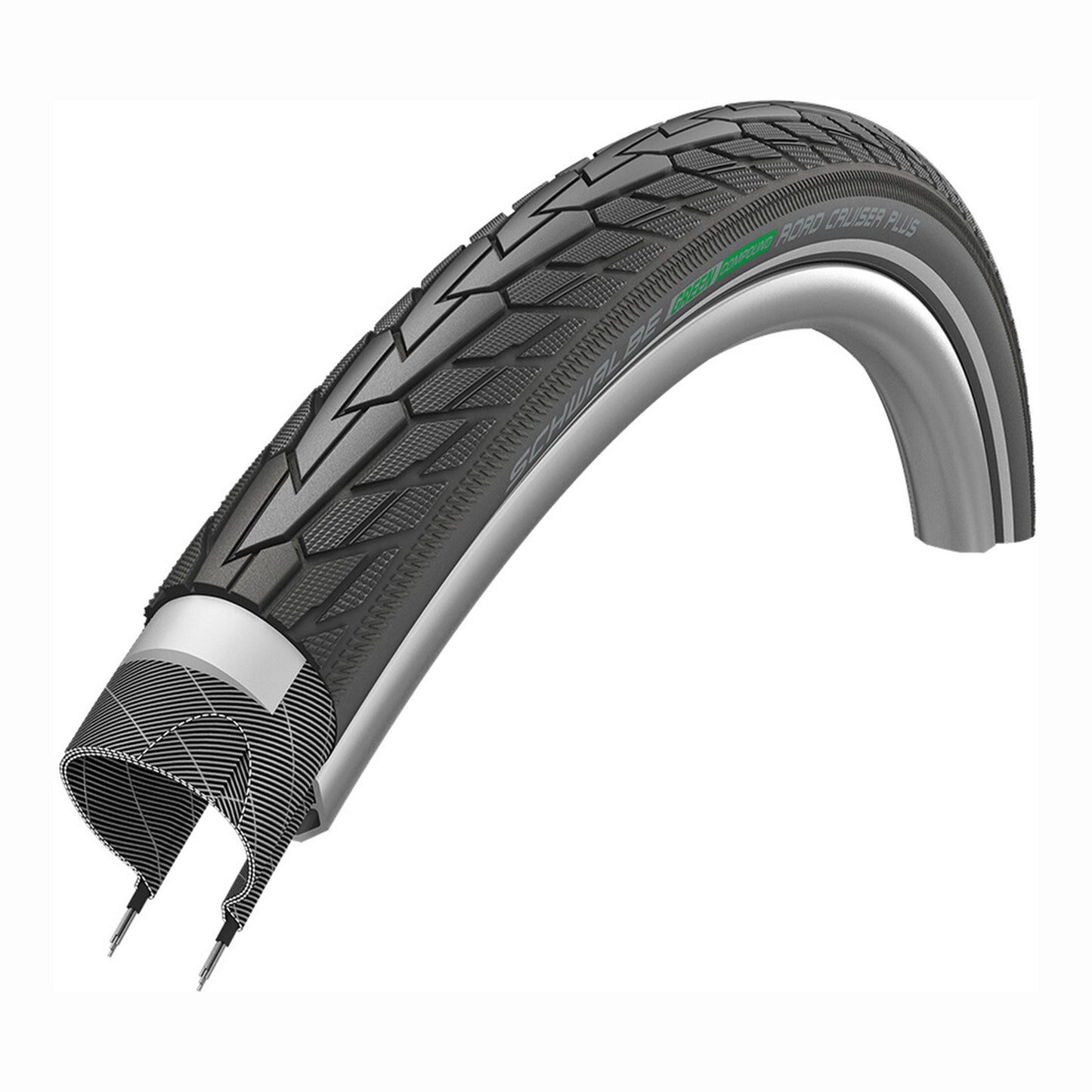 Pneu VTC Urbain 700 X 35 Schwalbe Road Cruiser plus Noir TR (37-622) Renfort PUNCTURE-GUARD
