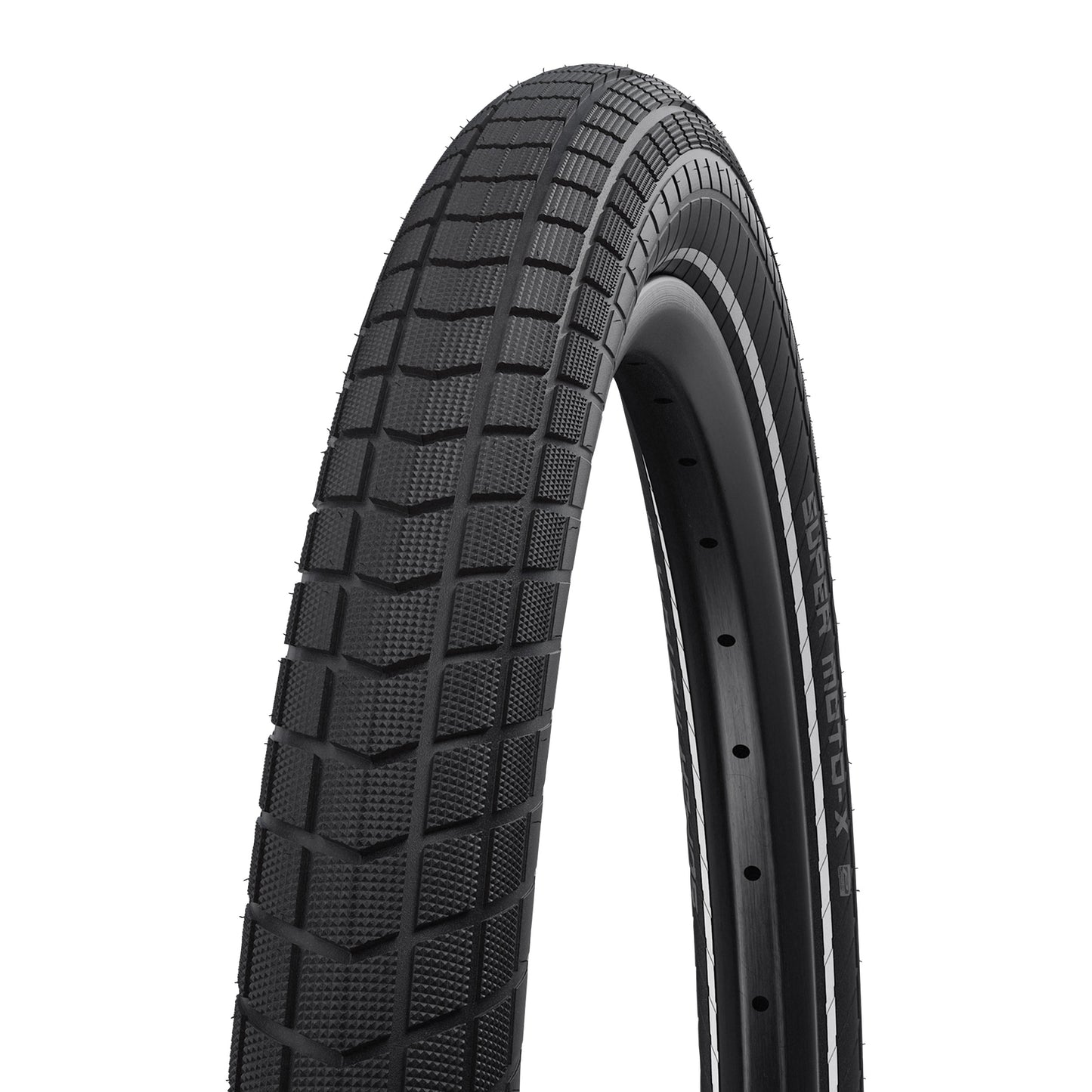 Pneu VTT SUV - VAE 27.5 X 2.80 Schwalbe Super Moto X Noir TS (70-584) Double Defense flanc Reflex Homologué VAE e50