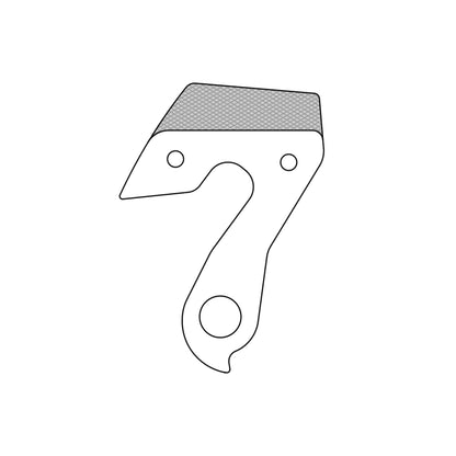 Patte dérailleur alu Marwi pour Bergamont GH-272