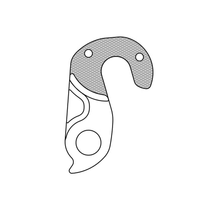 Marwi aluminum derailleur hanger for Bergamont GH-273