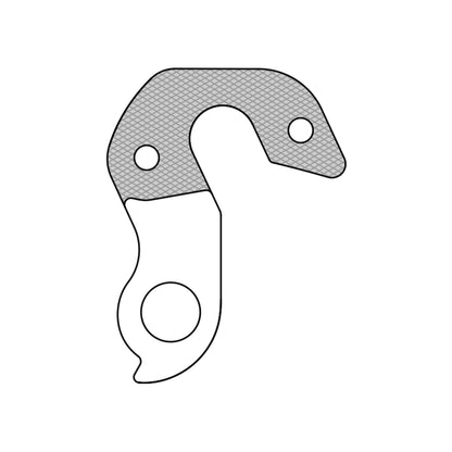 Patte dérailleur alu Marwi pour Scott GH-275