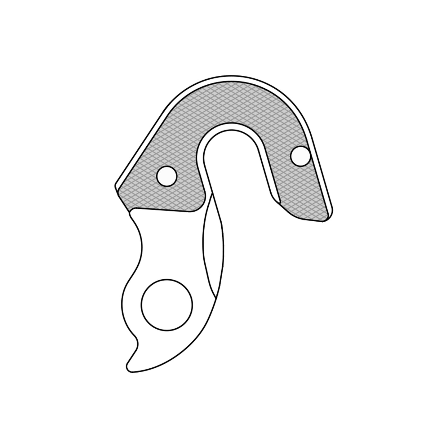 Marwi aluminum derailleur hanger for Stevens GH-280