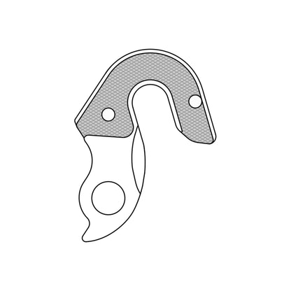 Marwi aluminum derailleur hanger for Stevens GH-280