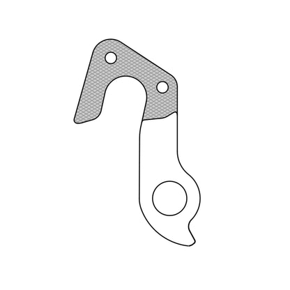 Patte dérailleur alu Marwi pour GT GH-284