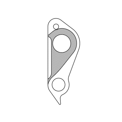 Patte dérailleur alu Marwi pour Focus GH-290