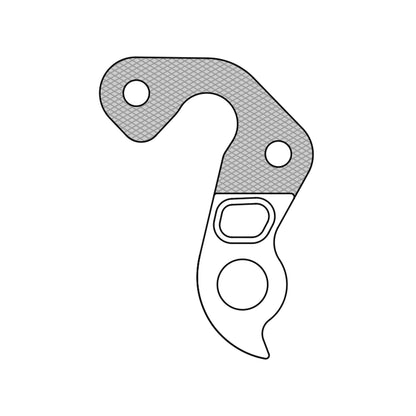 Patte dérailleur alu Marwi pour Scott GH-292