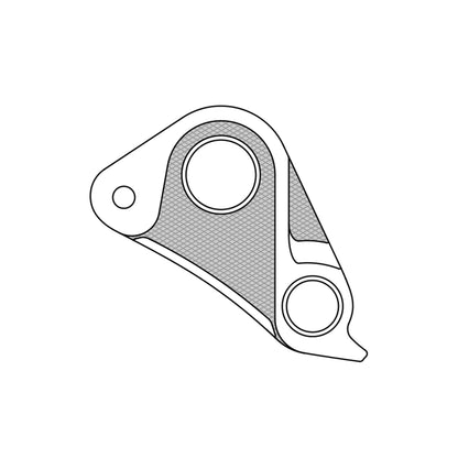 Marwi aluminum derailleur hanger for Specialized GH-296