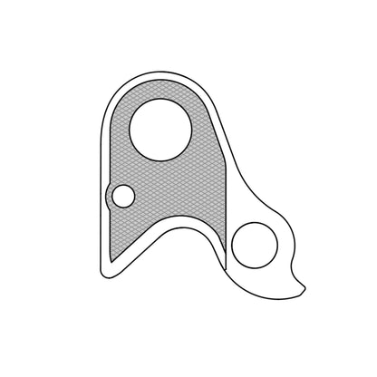 Marwi aluminum derailleur hanger for Haibike GH-300