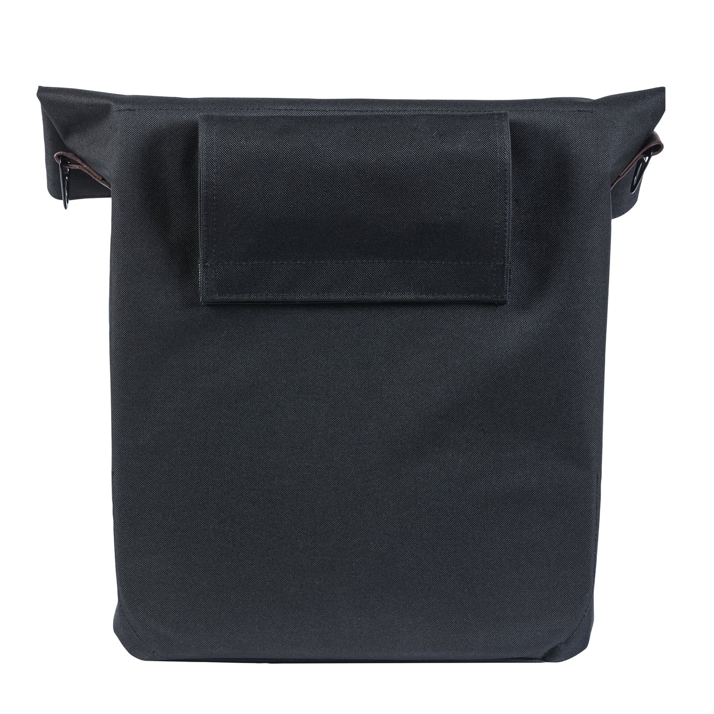 Sacoche arrière vélo latérale sac bandoulière Basil city shopper noir droit-gauche 14-16l fixation hook-on porte bagage fermeture pliante anti-pluie