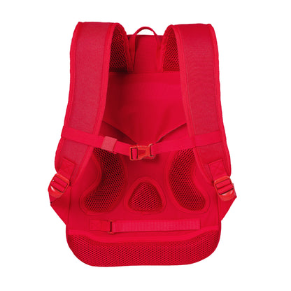 Sacoche arrière vélo latérale sac à dos Basil flex backpack rouge 17l fixation hook sur porte bagage