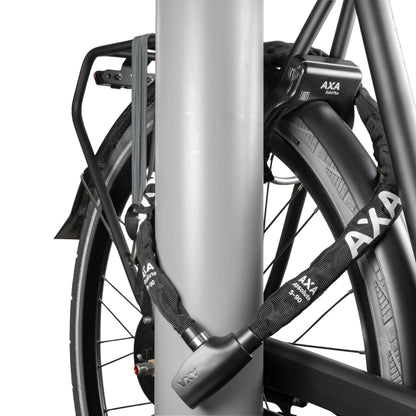 Antivol vélo chaîne à clé Axa absolute diam 5 mm l1.10m noir - sécurité niveau 7-15