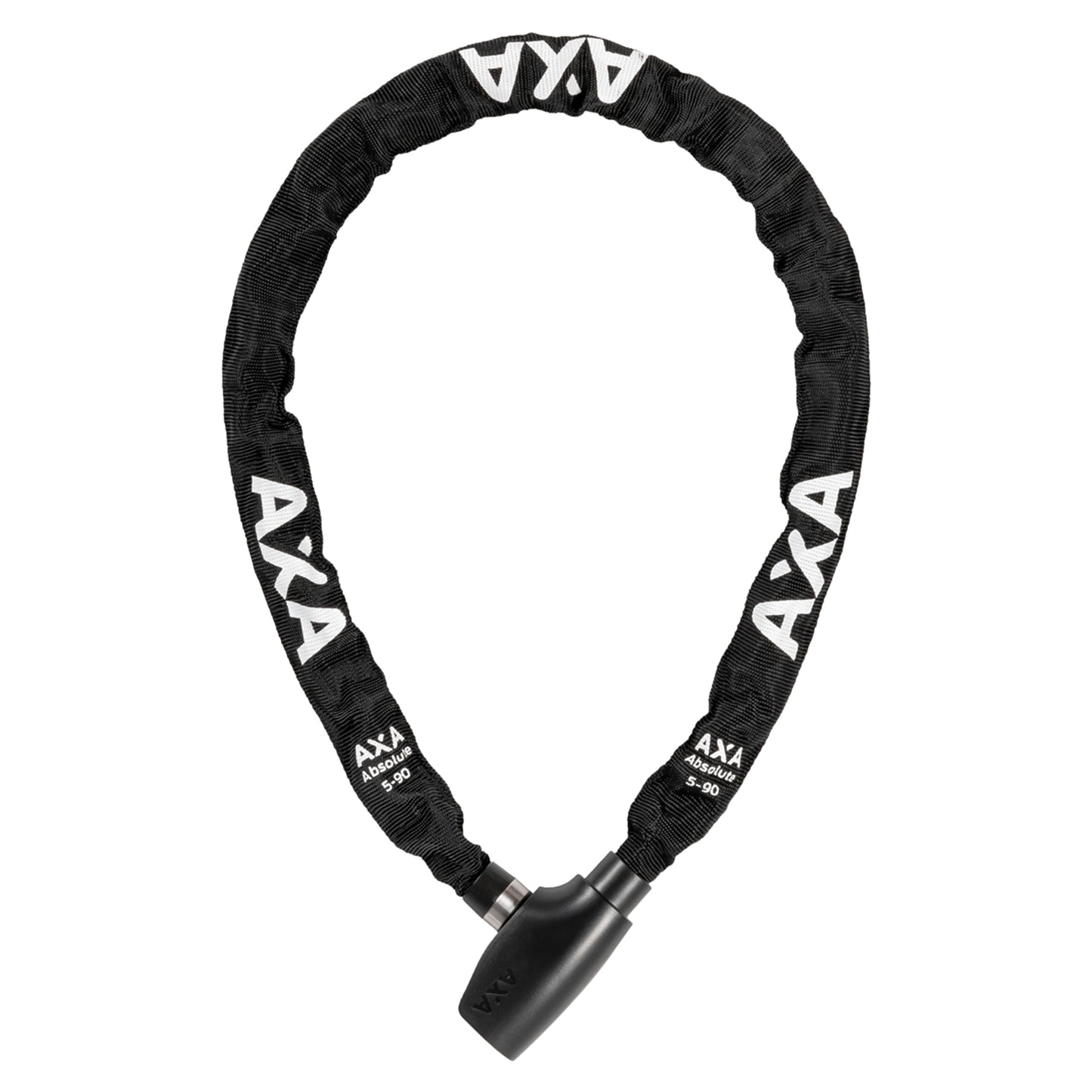 Antivol vélo chaîne à clé Axa absolute diam 5 mm l90 cm noir - sécurité niveau 7-15