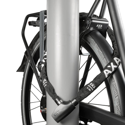 Antivol vélo chaîne à clé Axa absolute diam 5 mm l90 cm noir - sécurité niveau 7-15