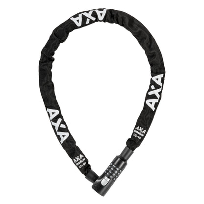 Antivol vélo chaîne à combinaison Axa absolute code diam 5 mm l 0.90m noir - sécurité niveau 7-15