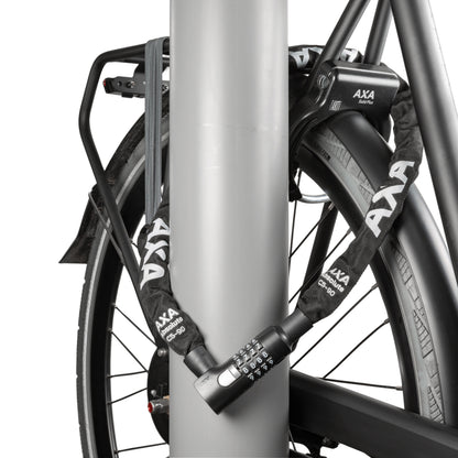 Antivol vélo chaîne à combinaison Axa absolute code diam 5 mm l 0.90m noir - sécurité niveau 7-15