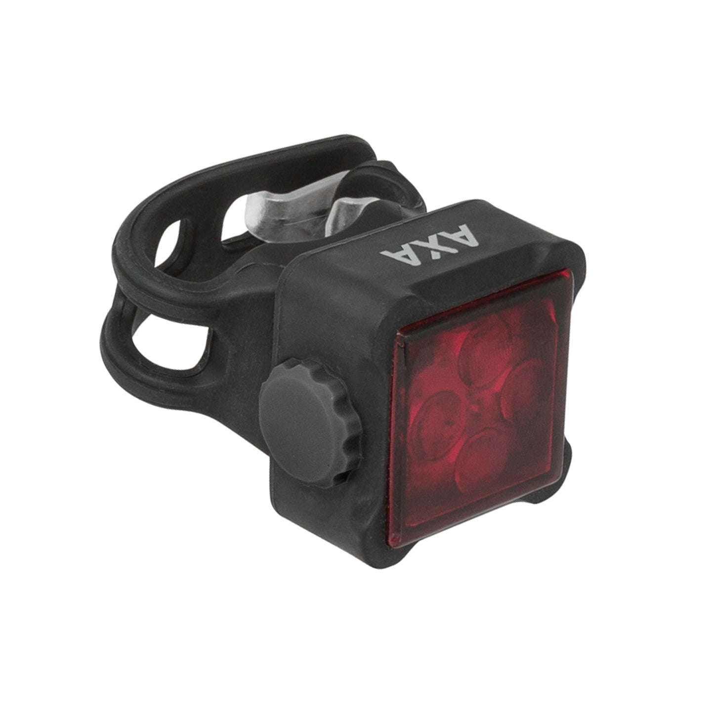AXA Nite Line 44 USB bike light set, front/rear, black - visible at 600m