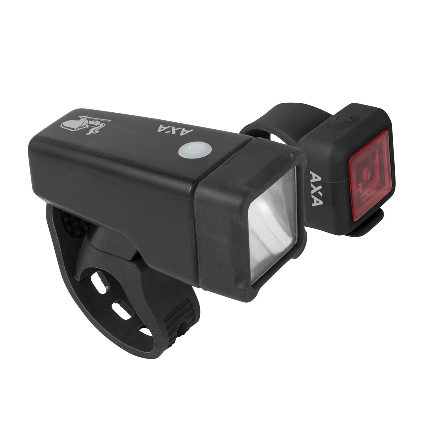 Eclairage vélo à pile kit sur cintre-tige de selle AXA nite line t1