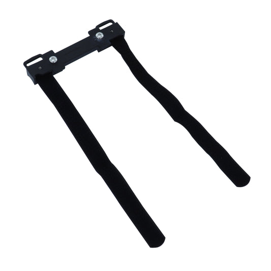 Collier porte-bidon PCP velcro support plastique noir