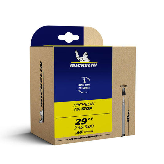 Chambre à air vélo 29 x 2.45-3.00 Michelin a6 valve presta 48mm