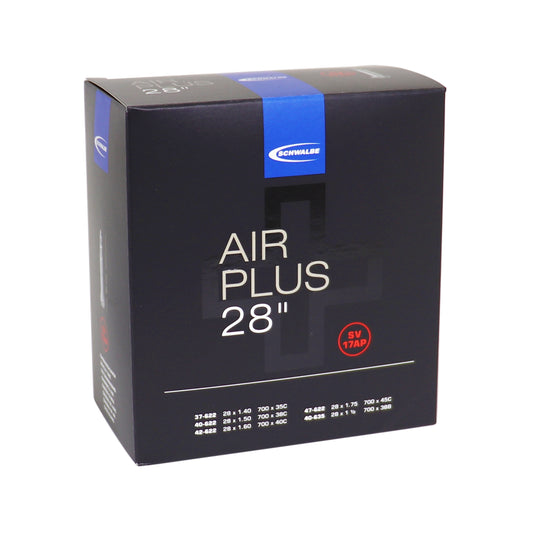 Chambre à air vélo 700 x 35-45 Schwalbe air plus renforcé valve alu presta obus démontable (sv17ap)