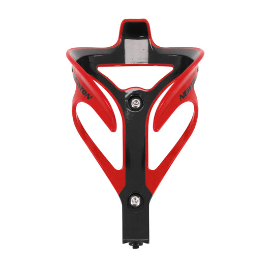 Newton N6 composite bottle cage red black