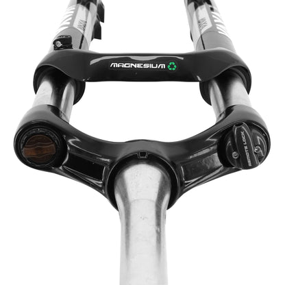 29" Zoom 868s MTB Fork, spring, black, adjustable/lockable with handlebar remote, travel