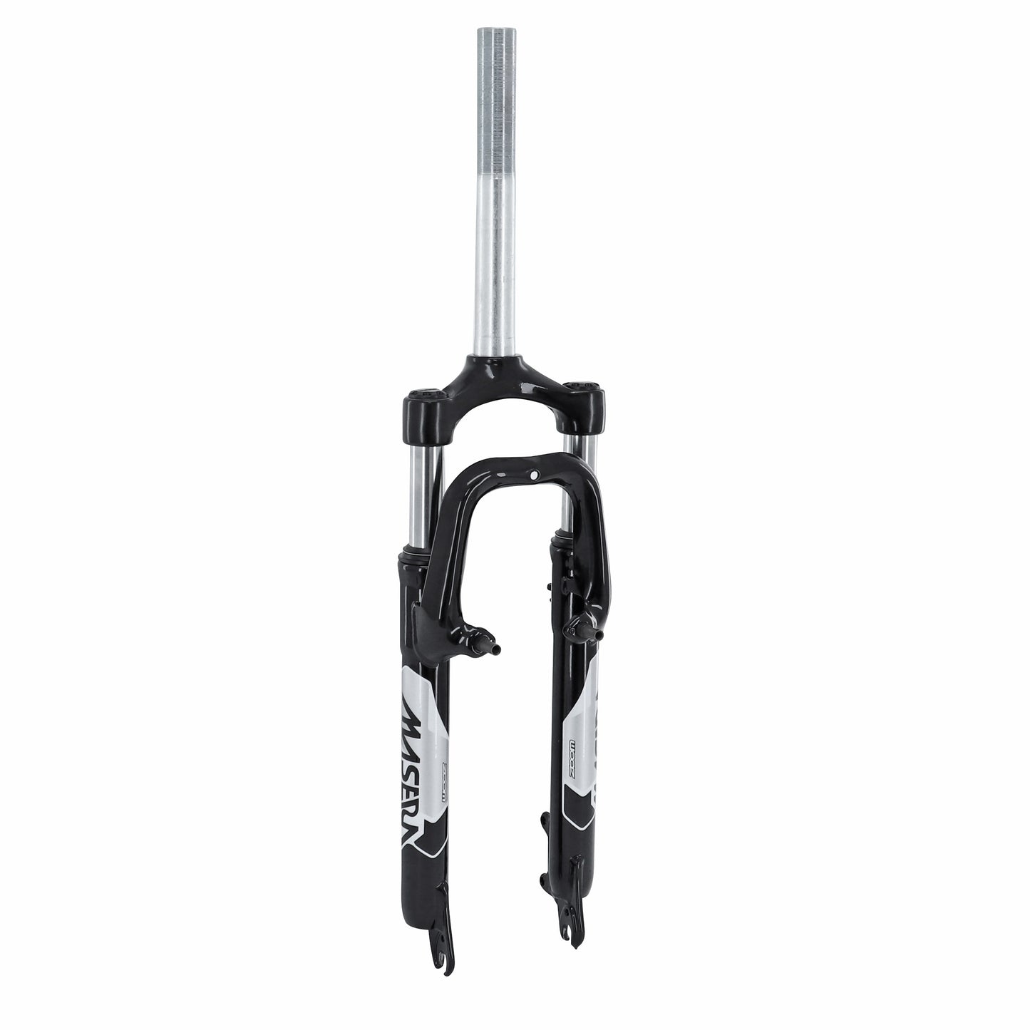 26" Zoom mountain bike fork with steel spring-elastomer suspension for V-brakes