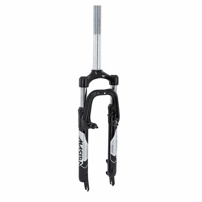 26" Zoom mountain bike fork with steel spring-elastomer suspension for V-brakes