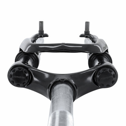 26" Zoom mountain bike fork with steel spring-elastomer suspension for V-brakes
