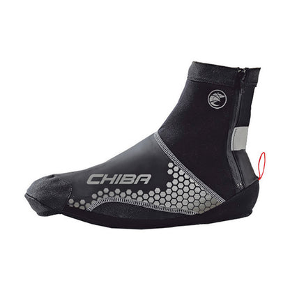 Couvres Chaussures hiver VTT Chiba waterproof noir (zip + velcro)