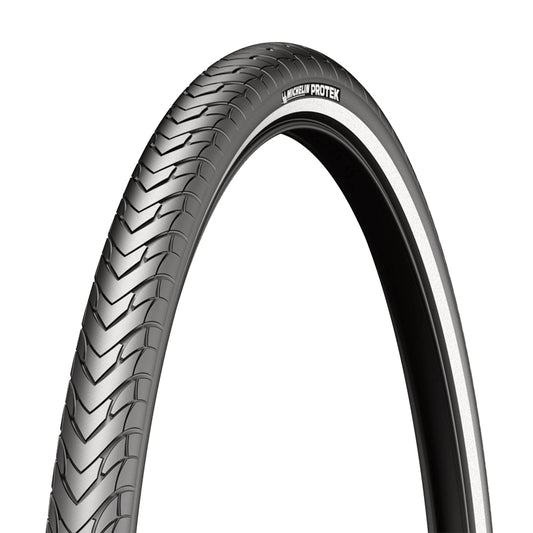 Pneu VTT Urbain 26 X 1.40 Michelin Protek Noir TR (35-559) flanc Reflex